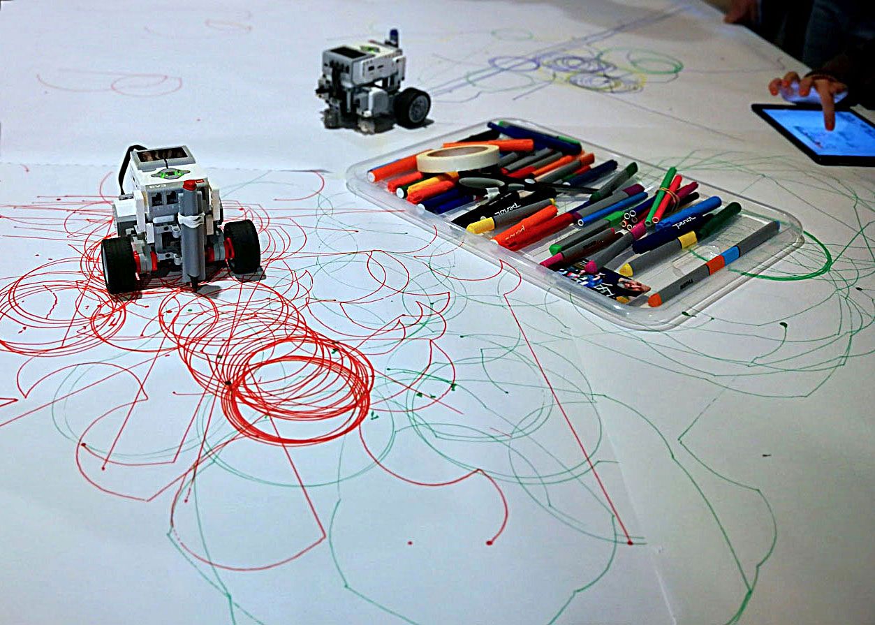 Tegnerobot Workshop med Tegnerobotter Tegn LEGO robotter